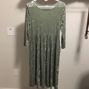 Velvet Sage Reborn J Dress